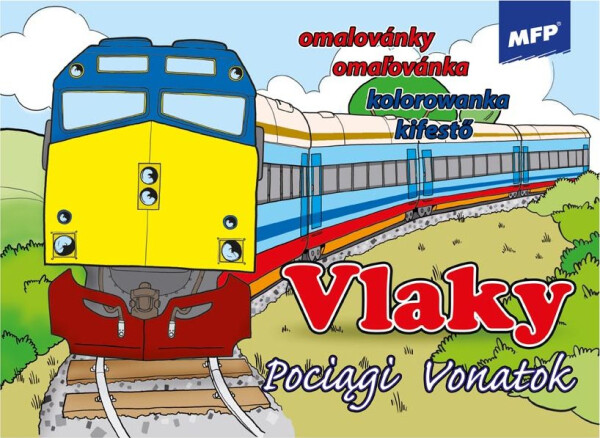 Omalovánky Vlaky