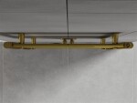MEXEN - Hades otopný žebřík/radiátor 1200 x 600 mm, 520 W, zlatý W104-1200-600-00-50
