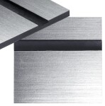 Gravírovací laminát 300 x 200 x 1,3 mm - Stříbrný, černý