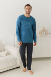 Pyžamo Taro 3672 Rafael, dlouhé rukávy, velikosti M–2XL, Z26 modrá S