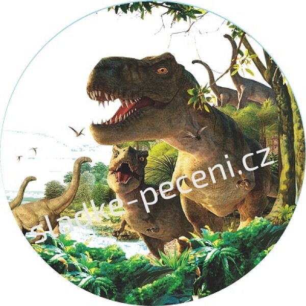 Obrázek Jedlý papír Dinosaurus C