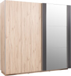 Šatní skříň AllMo AL15 Barva korpusu + barva dveří: Dub Estena + Antracit