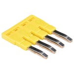 Weidmüller Z-series, Accessories, Cross-connector, For the terminals, No. of poles: 2 ZQV 2.5/2 1608860000-60 žlutá 60 ks