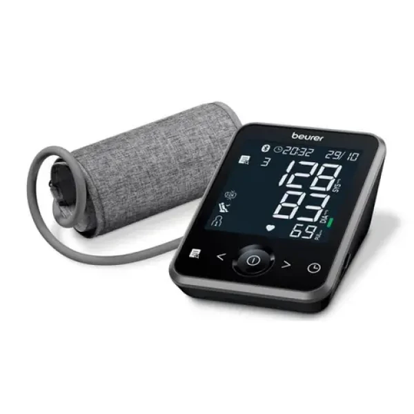 Beurer BM 64 černá / tlakoměr na paži / plně automatický / detekce arytmie / USB-C / Bluetooth / paměť 240 záznamů (65400)