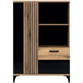 Skříňka Aris As05 dub evoke/černá