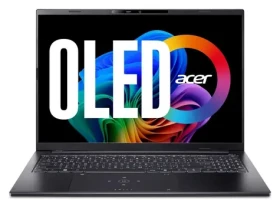 Acer Swift Go 16 černá / Notebook / 16" OLED WUXGA+ 120Hz / Intel Core Ultra 7 256V / 16GB / 1TB SSD / W11H (NX.JNMEG.002)