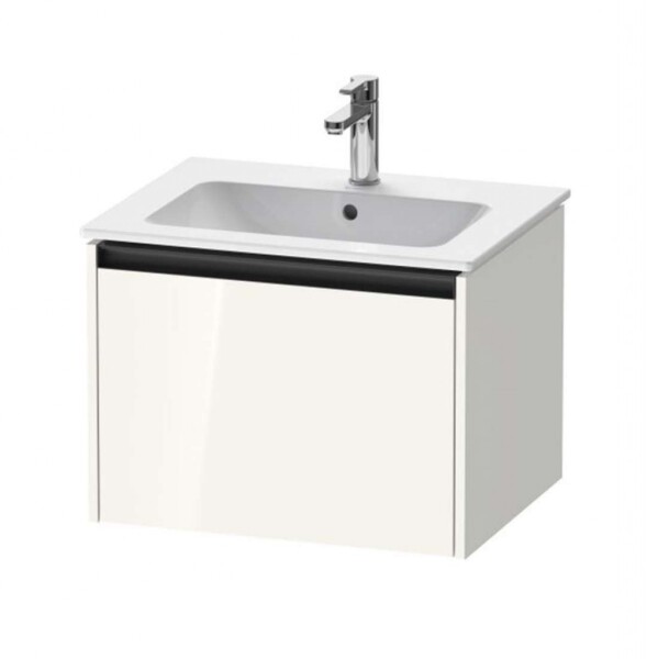 DURAVIT - Ketho.2 Umyvadlová skříňka 44x61x48 cm, 1 zásuvka, lesklá bílá K25062022220000
