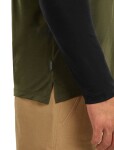 ICEBREAKER Mens Mer 125 Cool-Lite Sphere LS Tee CB, Dark Loden/Black/Cb velikost: L