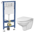 GEBERIT DuofixBasic bez tlačítka + WC CERSANIT DELFI + SEDÁTKO 458.103.00.2 X DE1