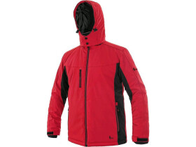 CXS VEGAS Pánská bunda zimní - červená 3XL 122001326097