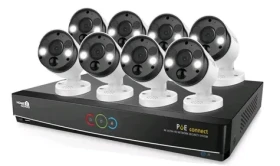 IGET HGNVK164908 / Kamerový systém / 8 kamer / UHD 4K / 16CH / IP66 / WAN / 16x LAN / HDMI / VGA (75020555)