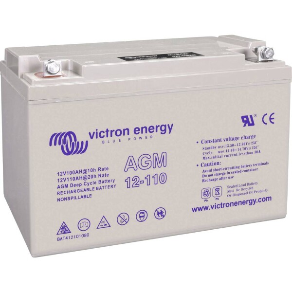 Victron Olověný akumulátor GEL 12V/110Ah / M8 (BAT412101104)