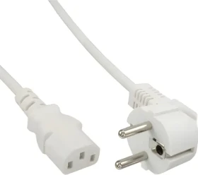 InLine 16652W bílá / Napájecí kabel / CEE 7/7 - IEC C13 / 1,8 m (16652W)