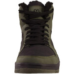 Pánské kotníkové zimní kožešinové boty 243374 3111 Tmavě zelená s černou - Kappa Tm.zelena s černou 42