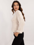 Jumper MI SW 2912.10X světle béžový jedna velikost