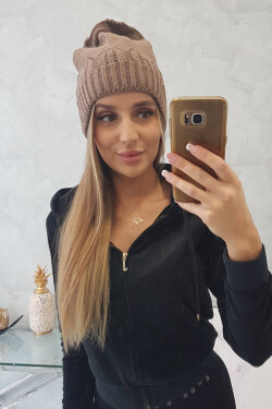 Dámská čepice Irmina K333 mocca UNI