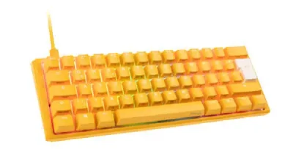 Rozbaleno - Ducky One 3 Yellow Mini MX-Brown žlutá / Herní klávesnice / podsvícená / mechanická / drátová (USB) / DE / rozbaleno (DKON2161ST-BDEPDYDYYYC1.Rozbaleno)