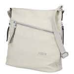 Trendy dámská koženková crossbody kabelka Tande, šedá