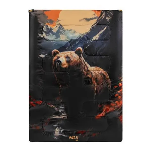 NILS Camp NC3601 Bear 3v1 / Spací pytel / 200 x 140 cm / 10 °C | 0 °C (5908261681219)
