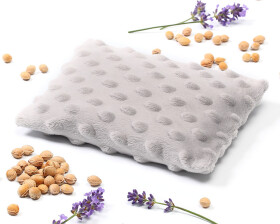 BabyOno nahřívací/chladicí polštářek s třešňovými peckami a levandulí barva: šedý