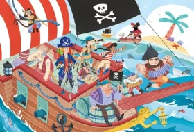 Clementoni PUZZLE Piráti MAXI