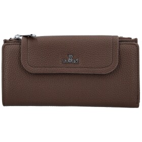 Trendy dámská koženková peněženka Coveri Elaya, coffee