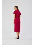 Košilové šaty S363 švestkové - Stylove XXL-44