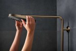 HANSGROHE - Pulsify S Puro Sprchový set s termostatem, průměr 26 cm, 3 proudy, kartáčovaný bronz 24236140
