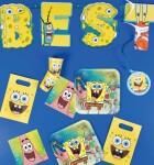 SpongeBob talíře papírové 8 ks 23 cm Amscan SpongeBob talíře papírové 8 ks 23 cm Amscan
