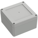 TRU COMPONENTS TC-10860504 univerzální pouzdro 105 x 105 x 60.10 ABS světle šedá 1 ks
