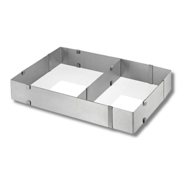 Dortisimo Nastavitelný ráfek čtverec a obdélník (15 - 28 x 25 - 48 cm (výška 5 cm)