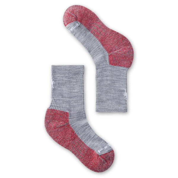 Dětské merino ponožky SMARTWOOL Kids' Hike Light Cushion Crew Socks, Light Gray velikost: 26-28 (S)