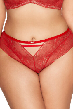 Dámské kalhotky brazilky AV 2128/B RED červená XL