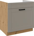 Spodní skříňka pod dřez Luna 80 ZL 1S BB - Premium Box Barva korpusu: Bílá, Barva dvířek: Dust Grey