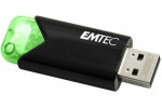 EMTEC B110 Click Easy 64GB zelená / Flash Disk / USB 3.0 / R: 20MBs / W: 10MBs (ECMMD64GB113)