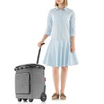 Nákupní košík na kolečkách Reisenthel Carrycruiser plus Twist silver