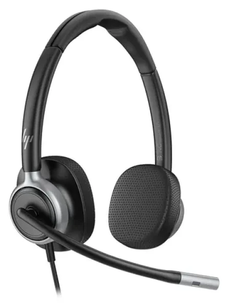 HP Poly Mission 625 černá / Sluchátka s mikrofonem / USB-C / 2 m kabel / Handsfree tlačítka (C01C6AA)