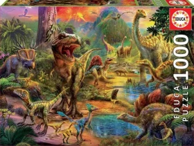 EDUCA Puzzle Území dinosaurů