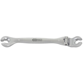 KS Tools 518.0392 CHROMEplus oboustranný očkový klíč s kloubem, 24 mm, otevřený