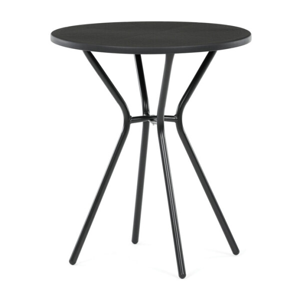 Zahradní stůl 60x60cm, plast, černá, AZT-H1021 BK