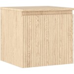 MEXEN/S - Rivel koupelnová skříňka pod umyvadlo 50 cm s deskou, 1 šuplík, reliéf , dub 91A20-05047-1-BFC81