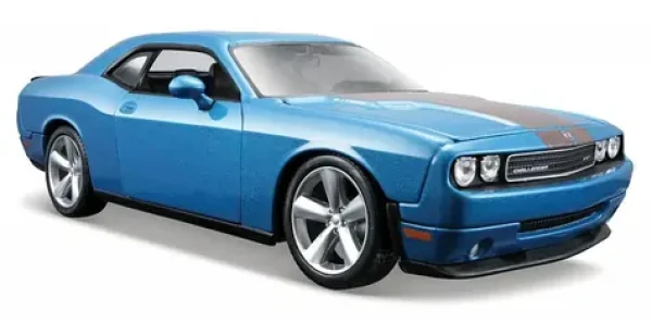 Maisto 2008 Dodge Challenger SRT8 metal modrá 1:24