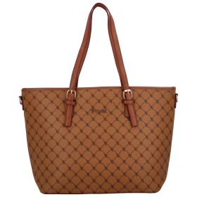 Trendová dámská koženková kabelka přes rameno Laila, světle hnědá