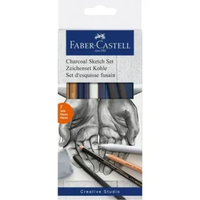 FABER-CASTELL Charcoal Sketch sada 7 ks (114002)