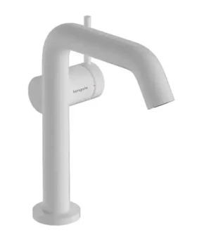 Hansgrohe Tecturis S - Umyvadlová baterie s výpustí Push-Open | CoolStart | EcoSmart | matná bílá (73340700)