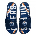 FOCO Pánské pantofle Edmonton Oilers NHL Colorblock Slipper Velikost: S = 39-41 EU