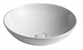 SAPHO - DIMP keramické umyvadlo na desku, Ø 46cm, bílá WH060