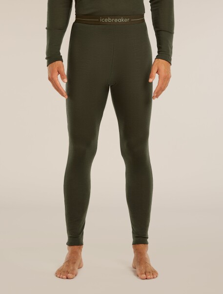 Pánské merino spodky ICEBREAKER Mens 175 Everyday Leggings, Dark Loden velikost: XXL