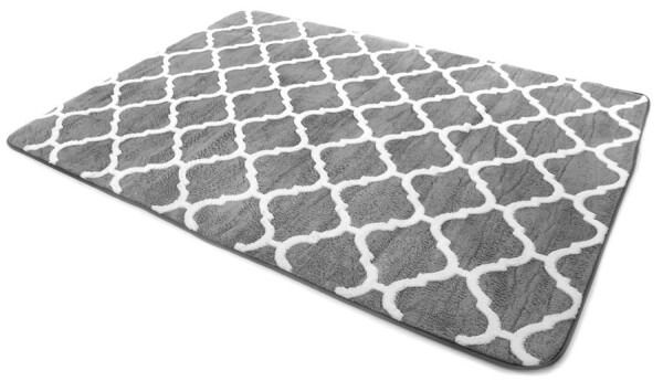 DumDekorace Koberce do předsíně tmavě šedé barvy 120 x 170 cm