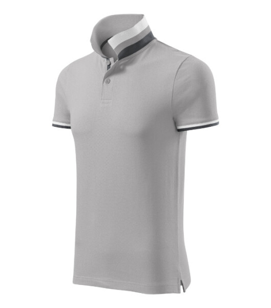 Collar Up polokošile pánská silver gray S